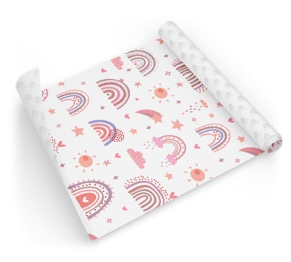 Adesivo de parede para quarto de menina Boho