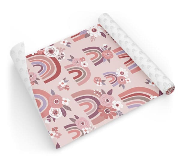 Adesivo para parede de quarto infantil feminino boho