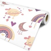 Transforme o quarto da sua filha com Papel de parede boho da Dcorando