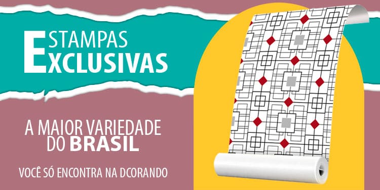 A maior variedade de papel de parede exclusivo do Brasil